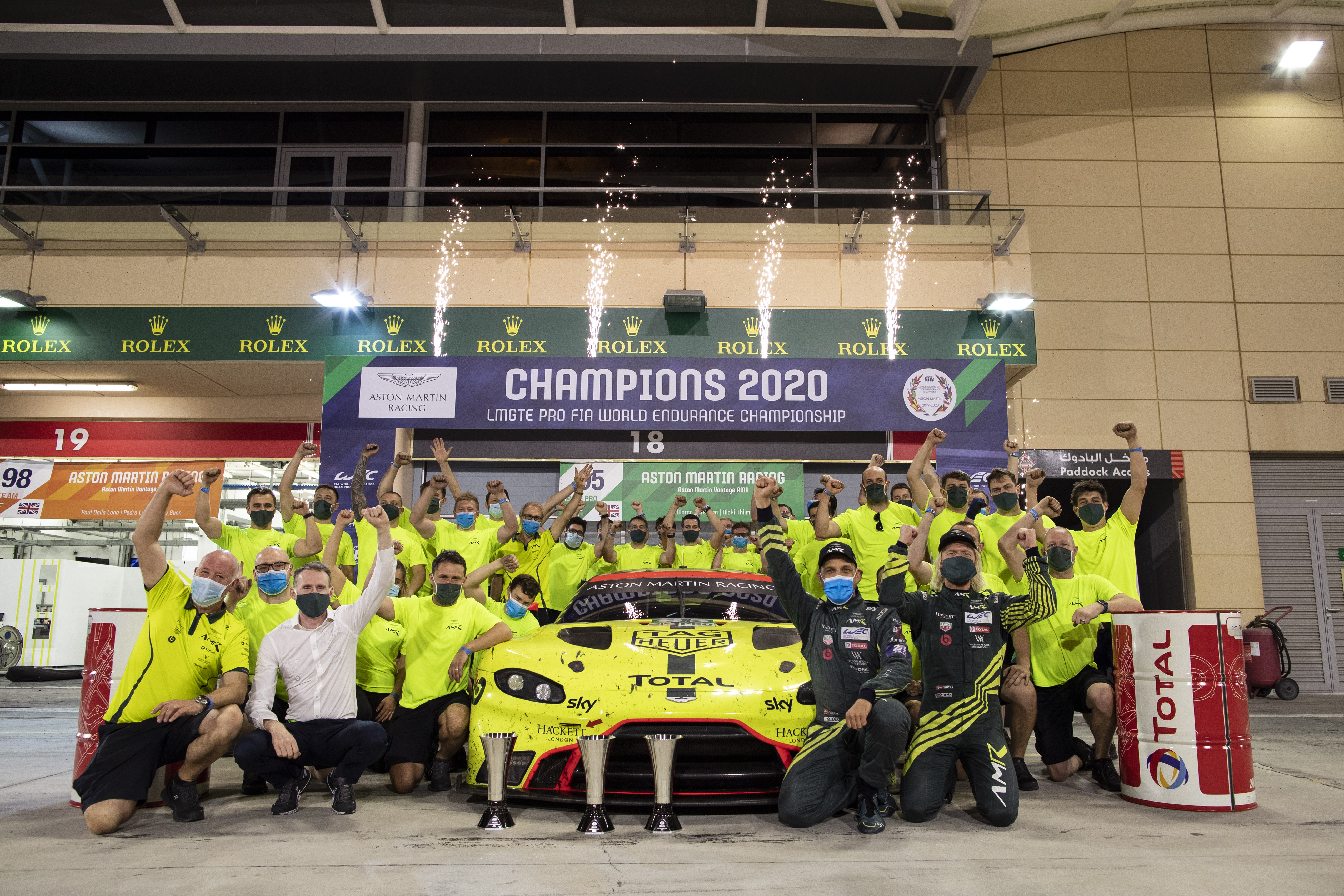 Az ASTON MARTIN NYERTE AZ ÖSSZETETT ÉS KONSTRUKTŐRI VILÁGBAJNOKSÁGOT 2020-BAN