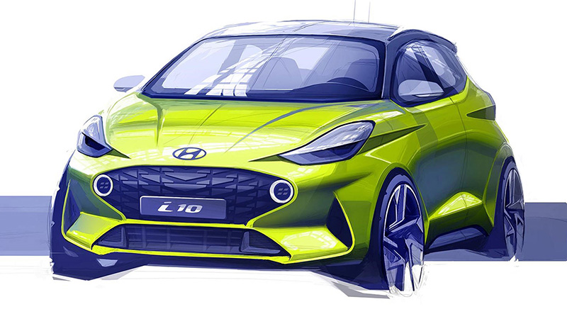 Szeptemberben debütál a vadonatúj Hyundai i10 – így fog kinézni a kisautó