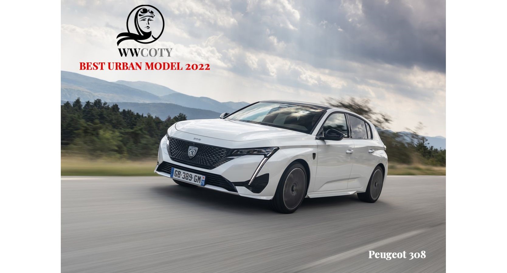 The new PEUGEOT 308, Women's World Car of the Year 2022 in the Urban Vehicle category